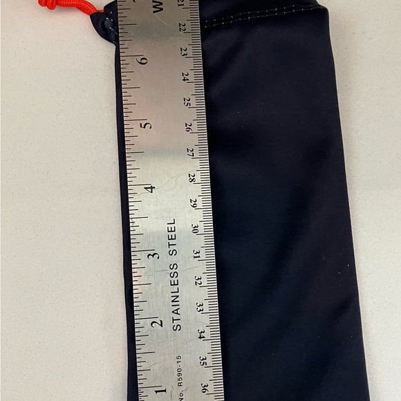 Zeal Optics Black and Red / orange Glasses Case with Pouch - Picture 3 of 7
